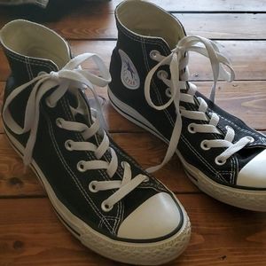 Black Converse All Star High tops
